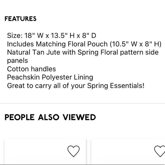 🌸Beautiful Floral Tote🌺 - Picture 8 of 8